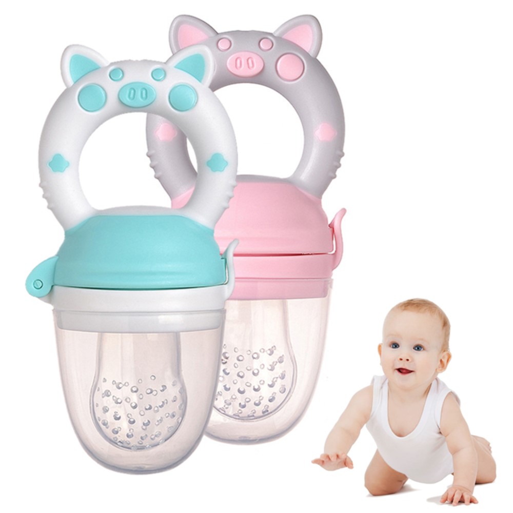 Baby Products Useful - Mordedor de silicona para alimentos frescos,