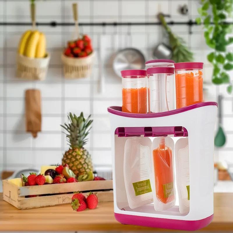 Exprimidor de puré Manual de p - Baby Products Storage Box reseña y precio